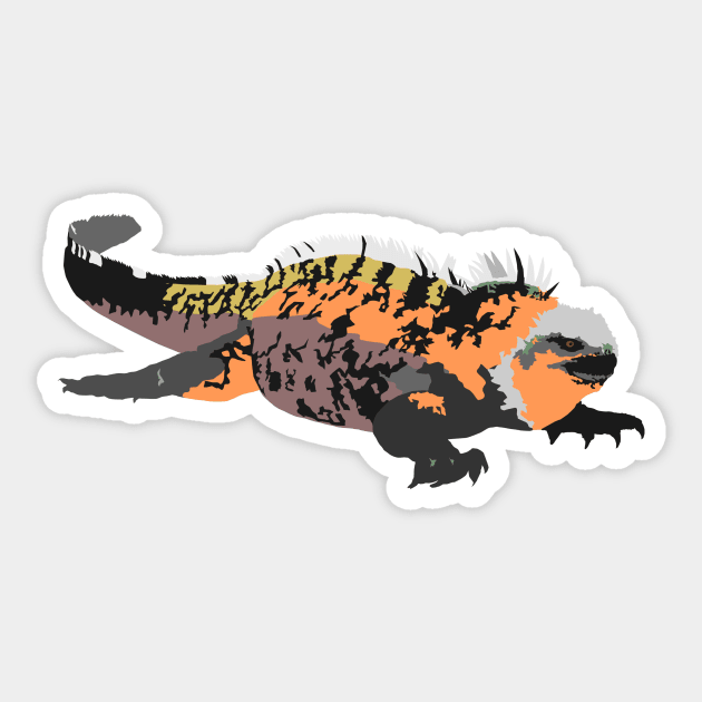 Marine Iguana Sticker by stargatedalek